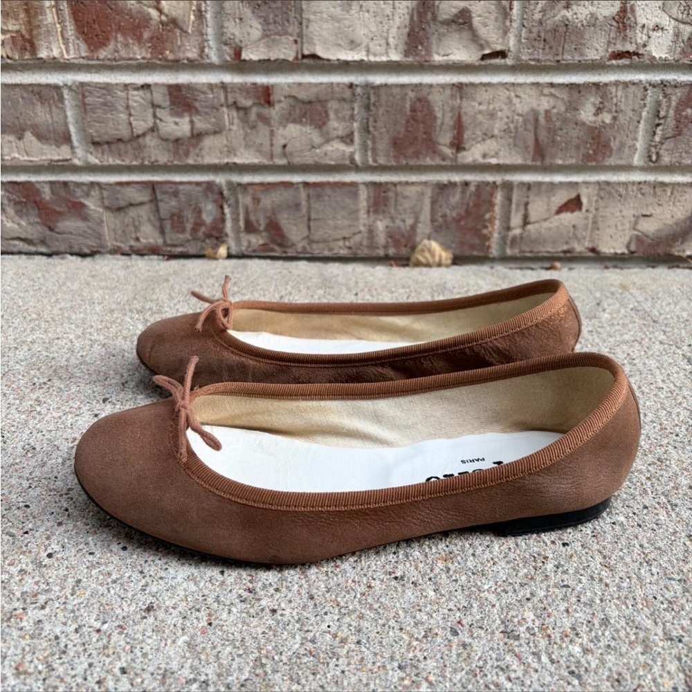 Repetto suede ballet flats